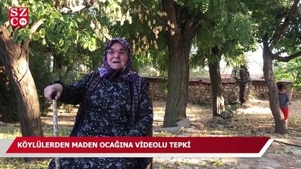 Karalgazi Köylülerinden maden ocağına tepki