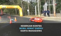 Keseruan Kontes Mobil Hemat Energi Karya Mahasiswa