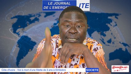 JTE : Viol à mort d’une fillette de 3 ans à Dimbokro, Gbi de fer crie son indignation