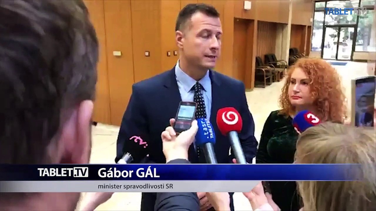 ZÁZNAM: Brífing ministra spravodlivosti Gábora Gála