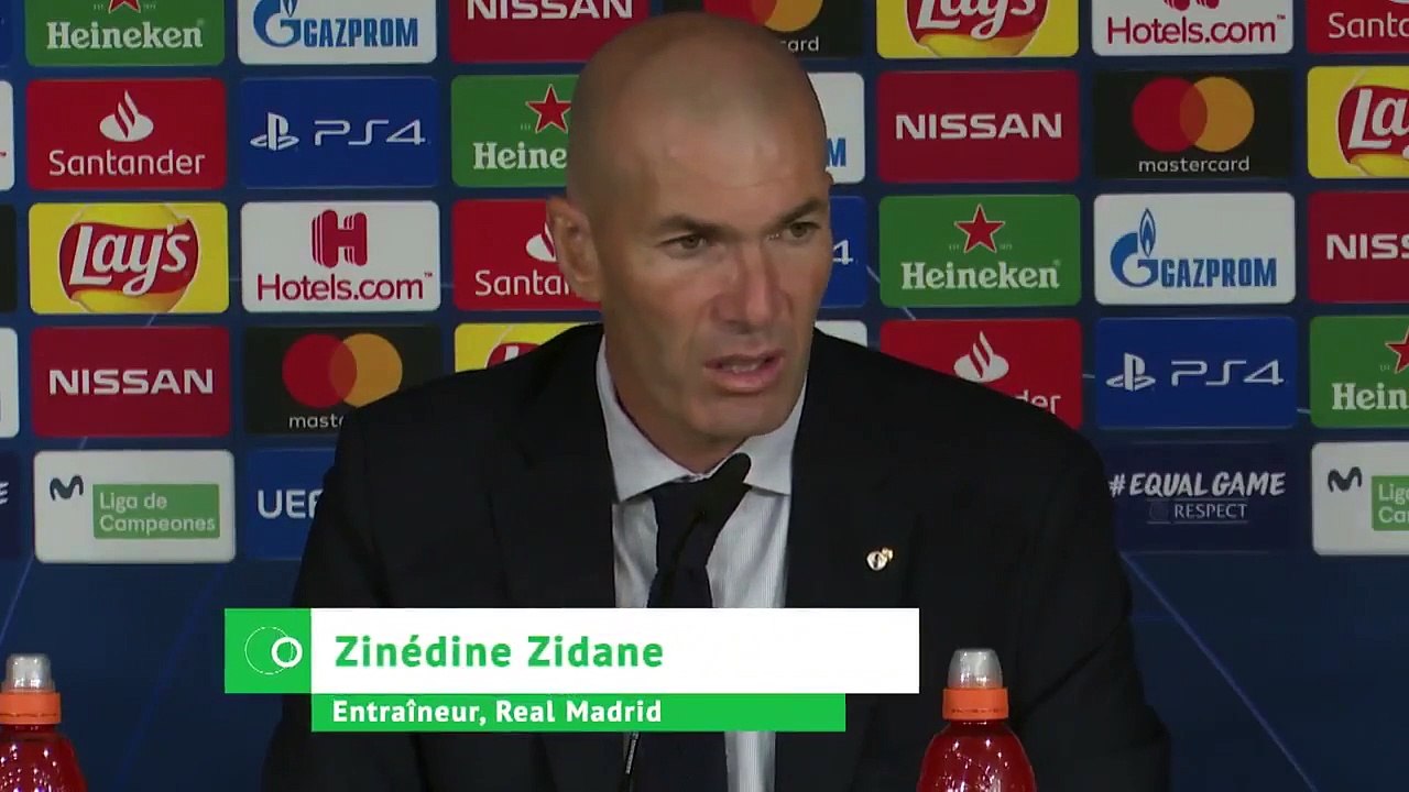 Football - Zinédine Zidane l'entraineur du Real Madrid :  "Il n'y a plus de petites équipes en Ligue des Champions"