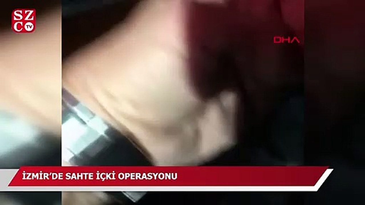 İzmir’de, 9 bin şişe sahte içkiye 1 tutuklama