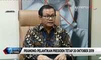 Soal Pelantikan Presiden, Jokowi Tunggu Pimpinan MPR Baru