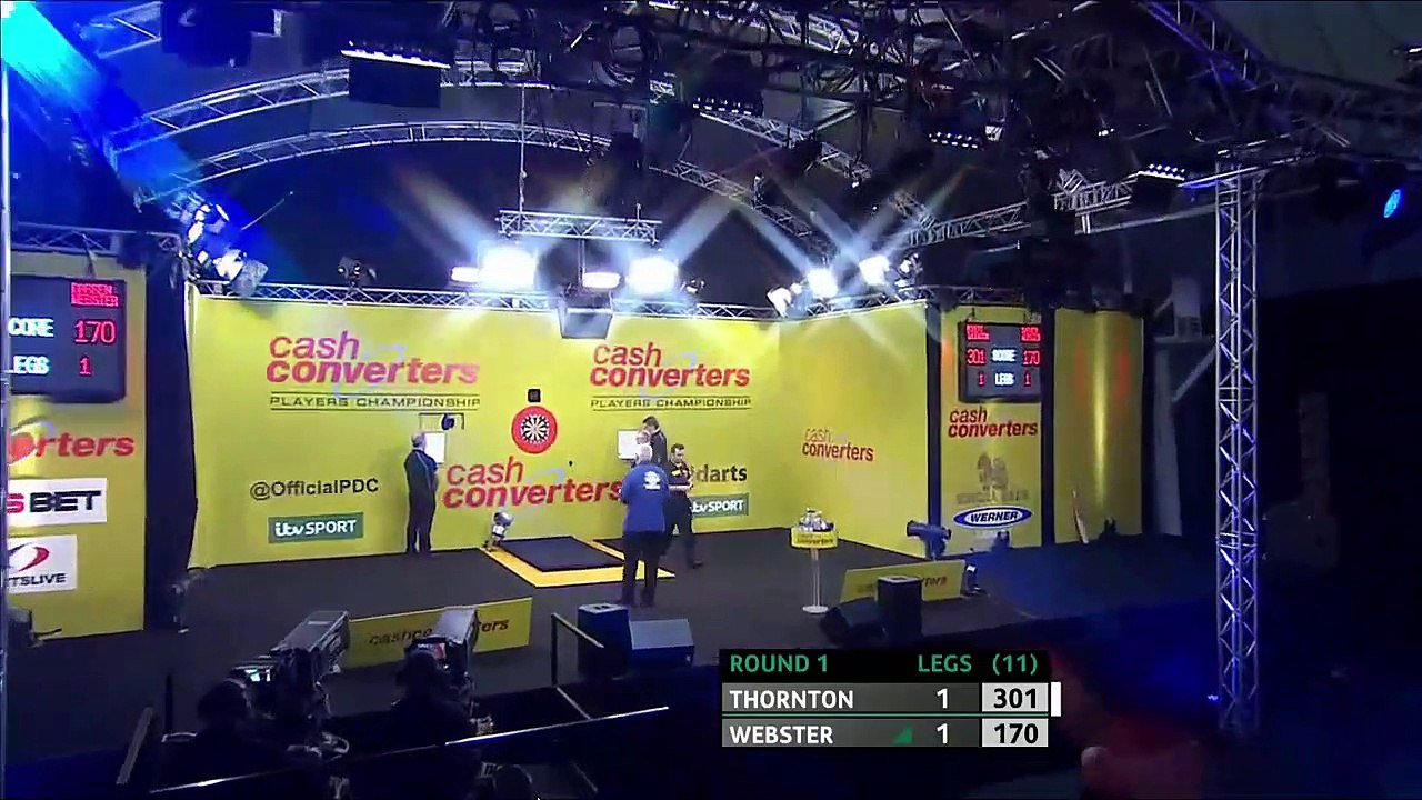 PDC Players Championship Finals 2014 1st Round - Thornton vs Webster