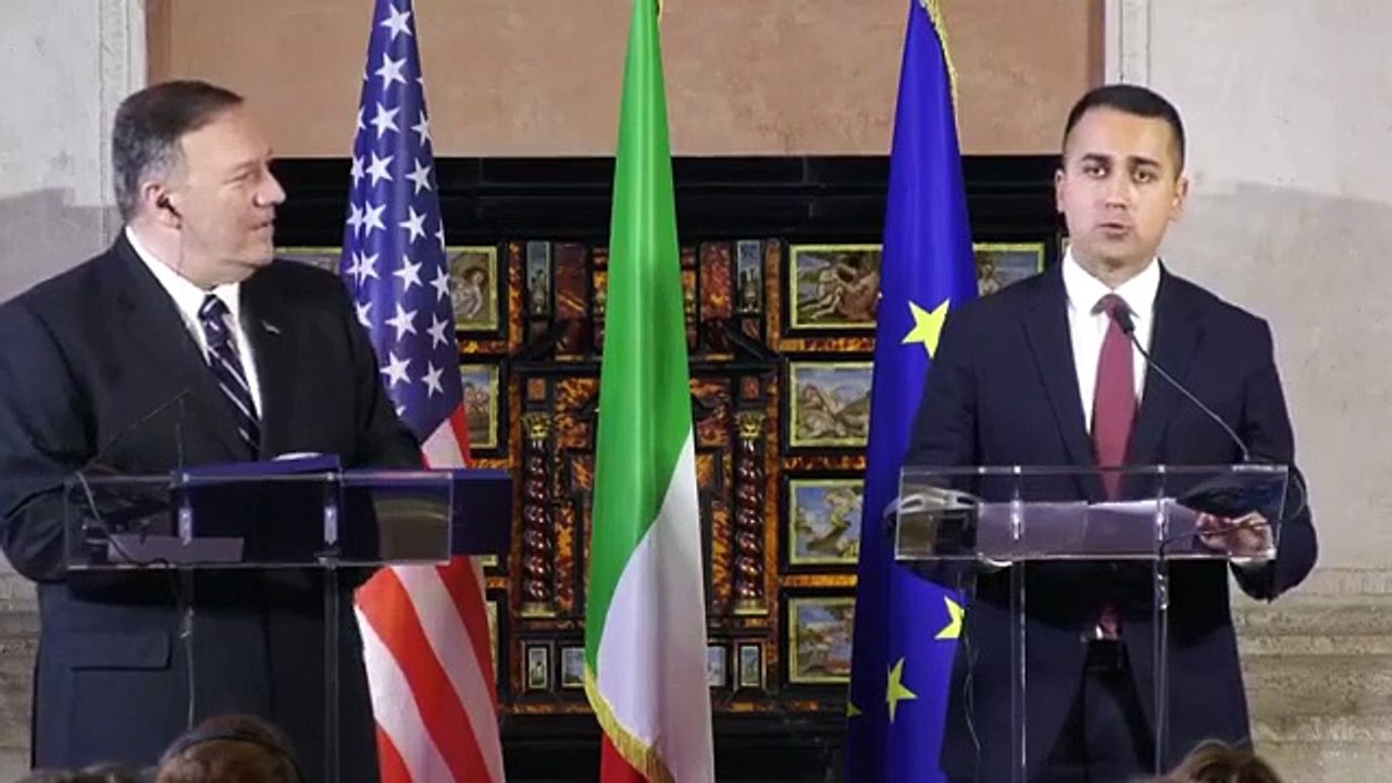 Roma. - Di Maio con il Segretario di Stato degli Stati Uniti Michael Pompeo (02.10.19)
