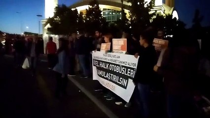 Download Video: Ölümlü otobüs kazasına protesto: Otobüsler kamulaştırılsın!