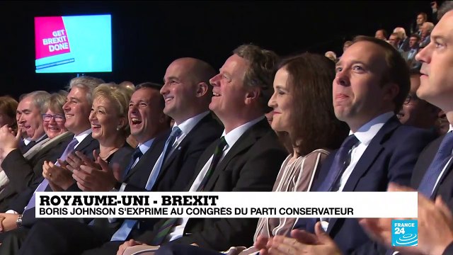 REPLAY - Brexit : Boris Johnson présente son offre finale au congrès du parti conservateur