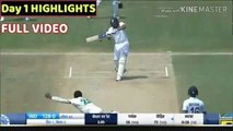 India Vs South Africa 1st Test 1st Day Full Match Highlights