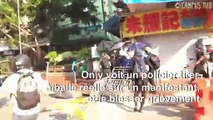 Vidéo virale à Hong Kong: pour la 1ère fois, un policier tire à balle réelle sur un manifestant