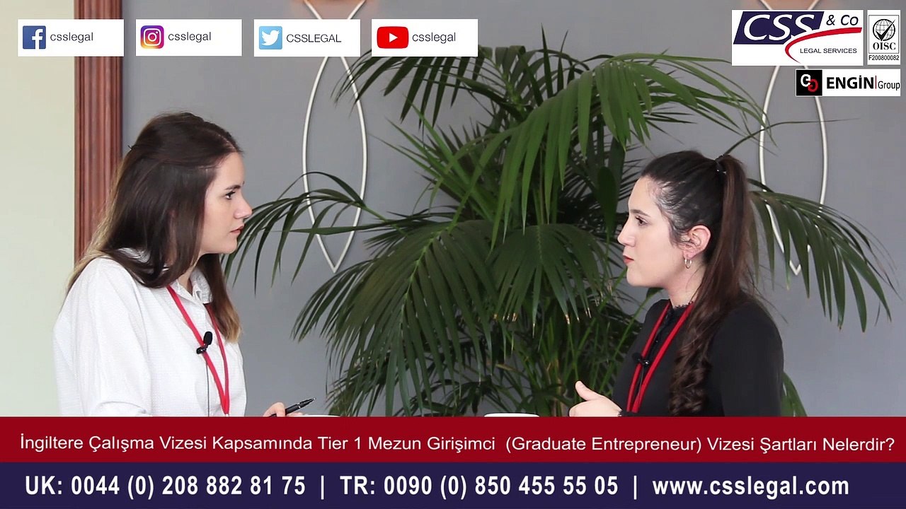 İngiltere Mezun Girişimci (Tier 1) Vizesi Başvuru Şartları Nelerdir? - CSS LEGAL