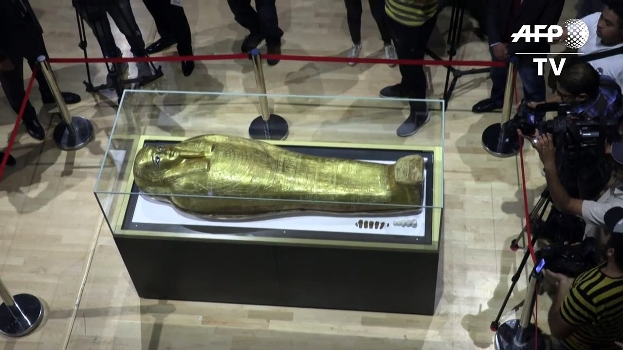 Gestohlener Sarkophag ist aus New York zurück in Ägypten