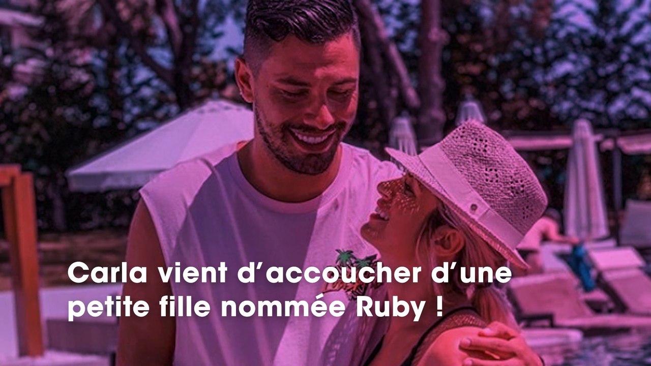 Carla Moreau et Kevin Guedj parents  ils expliquent pourquoi ils ont choisi le prénom Ruby pour leur fille
