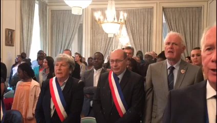 Cérémonie d'accueil des nouveaux citoyens français