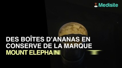 Alerte ! Ces boîtes d'ananas contiendraient de dangereux fils métalliques