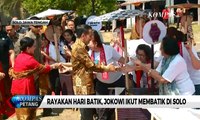 Rayakan Hari Batik, Jokowi Ikut Membatik di Solo