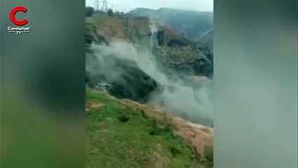 Nehir yatağı yön değiştirdi, maden ocağını su bastı!