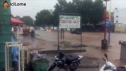Forte pluie à Lomé, plusieurs routes impraticables