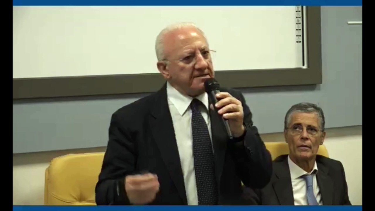 De Luca : "Risanato il bilancio della sanità campana" (02.10.19)