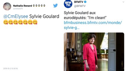 « Je suis clean » assure Sylvie Goulard face aux eurodéputés au sujets des polémiques la concernant