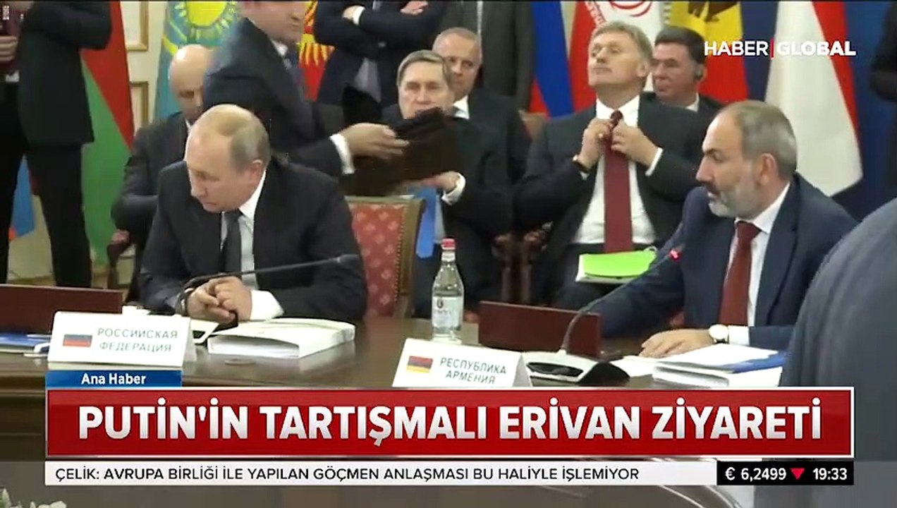 Ermenistan ziyaretinde Putin'e saygısızlık