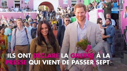 Meghan Markle et le Prince Harry : La presse britannique répond à leur menace