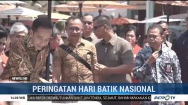Peringati Hari Batik Nasional, Jokowi Berkunjung ke Pura Mangkunegaran