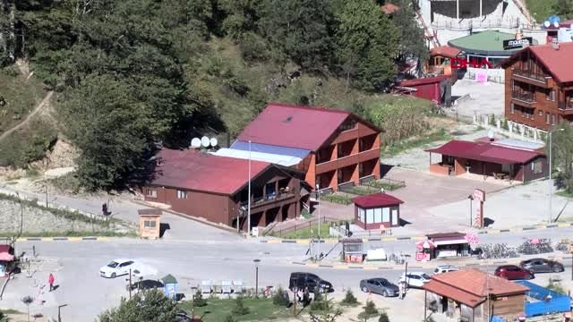 Trabzon uzungöl'de kaçak yapıların yıkımı başlıyor