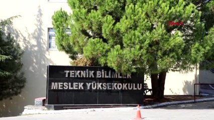 Tekirdağ'da, depremde kolonları patlayan üniversite binası boşaltıldı