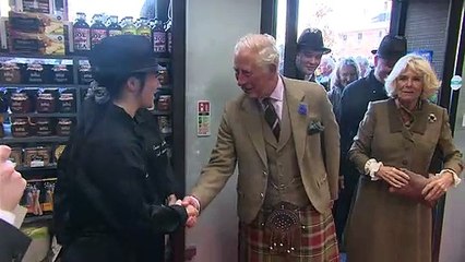 Charles and Camilla's visit to Stonehaven, Scotland