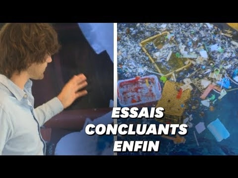 Dans le Pacifique, The Ocean Cleanup collecte du plastique pour la première fois