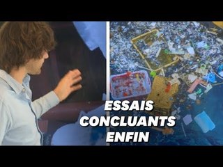 Dans le Pacifique, The Ocean Cleanup collecte du plastique pour la première fois