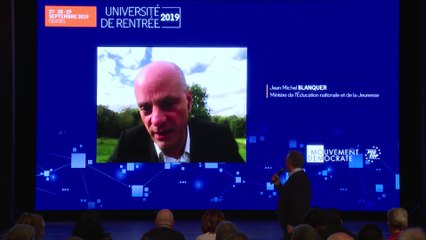 Intervention de Jean-Michel Blanquer - UR2019