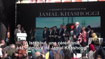A Istanbul, une cérémonie à la mémoire de Jamal Khashoggi