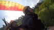 Guy Paragliding Crashes During Take-Off Due to Lack of Wind