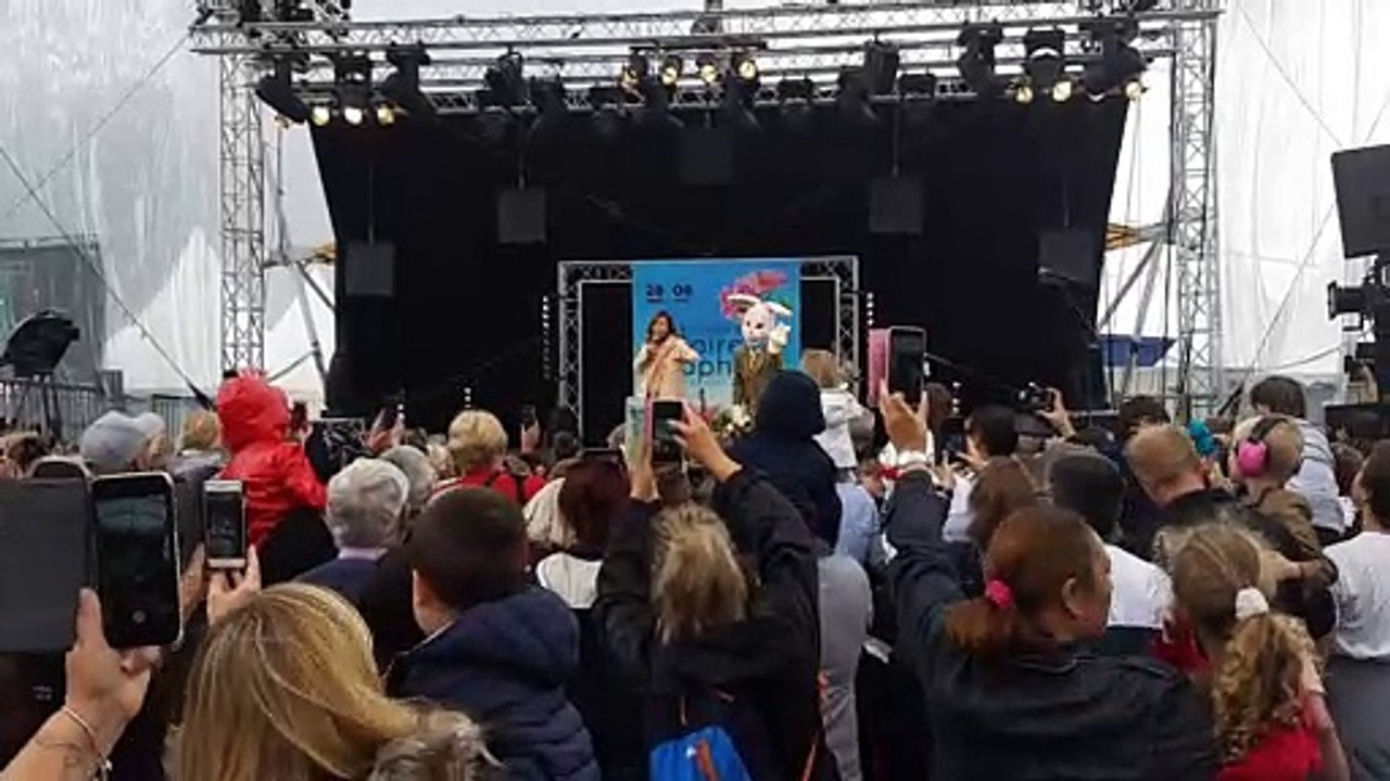 Chantal Goya à la Foire du Dauphiné à Romans-sur-Isère (Drôme)