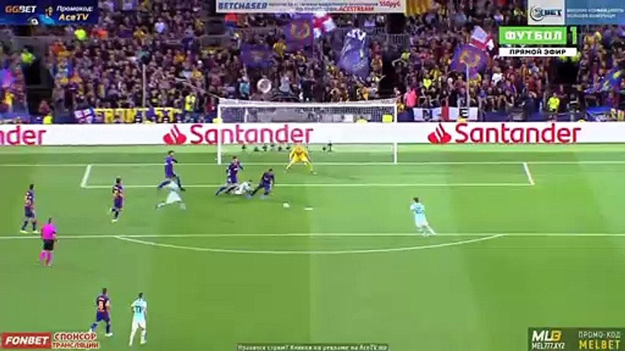 ملخص مباراة برشلونة و إنتر دوري ابطال اوروبا 2-10-2019