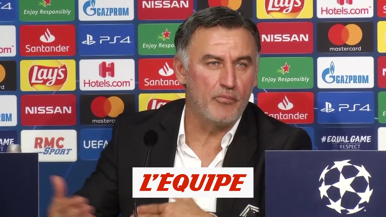 Galtier «Un écart important entre les deux équipes» - Foot - C1 - Losc