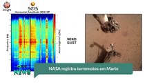 Nasa registra terremotos em Marte
