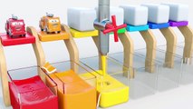  Colores Cubitos y Camiónes de bomberos para Ninos   Educativo Video para bebes  Cars en pinturas