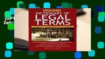 [GIFT IDEAS] Dictionary of Legal Terms: Definitions and Explanations for Non-Lawyers