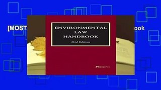 [MOST WISHED]  Environmental Law Handbook