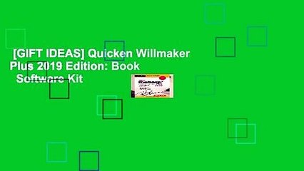 [GIFT IDEAS] Quicken Willmaker Plus 2019 Edition: Book   Software Kit
