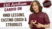 Bigg Boss Fame Elli AvrRam On Her Hindi Lessons With Salman Khan | EXCLUSIVE