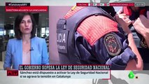 La subdirectora de la Vanguardia no ve necesidad de aplicar una ley de emergencia para frenar la violencia en Cataluña