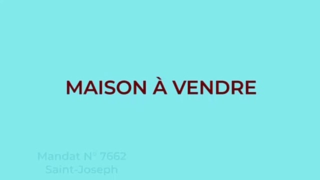 A Vendre : Maison F6 de 190 m² à Saint-Joseph, Ile de La Réunion 974 - 295 000 € HAI