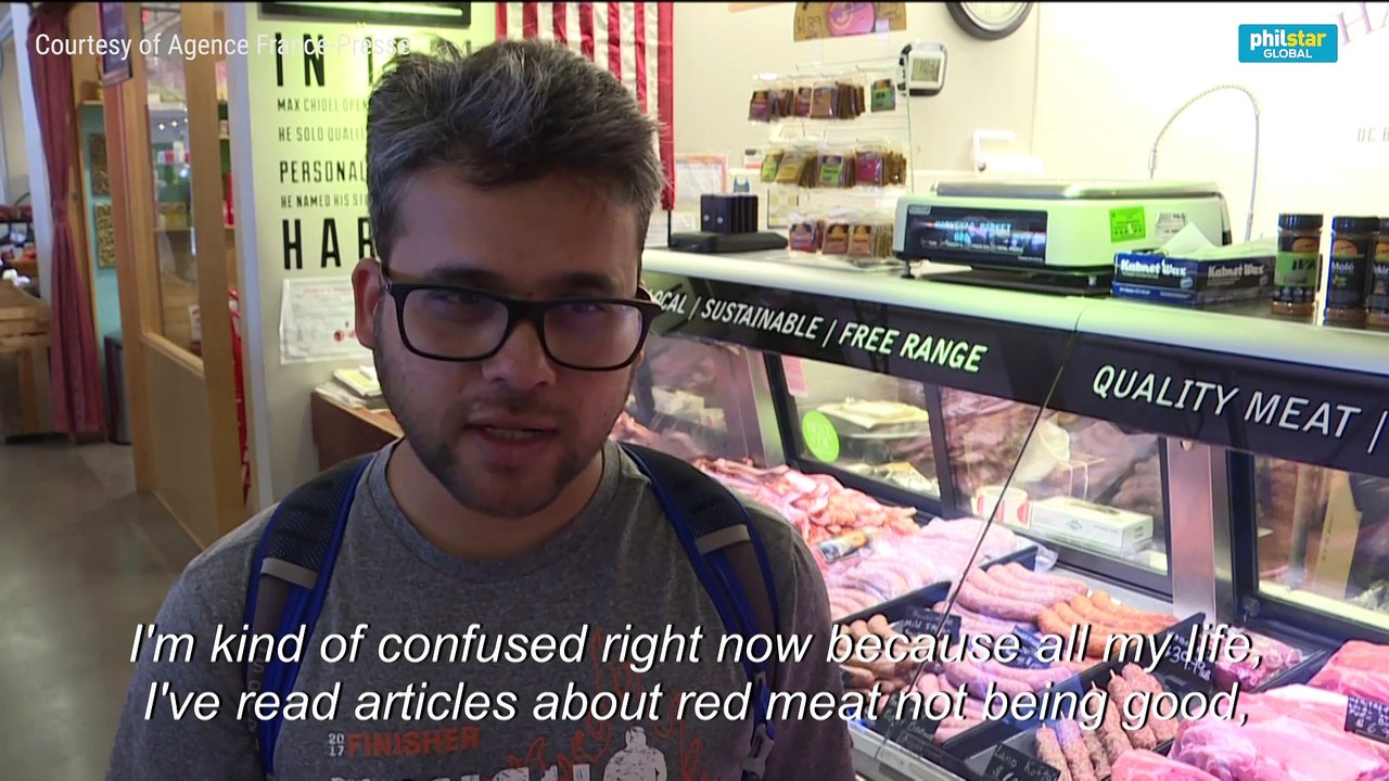 US butcher and customers react as study reveals...