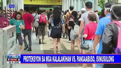 Proteksyon sa mga kalalakihan vs pangaabuso, isinusulong