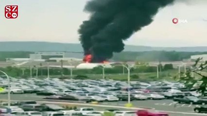 Bombardıman uçağı düştü