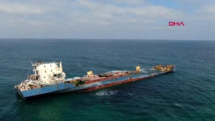 İstanbul şile'de karaya oturan natalia kaderine terk edildi