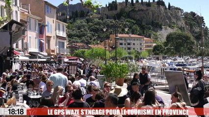 Le GPS Waze va gérer les flux touristiques en Provence